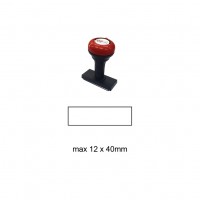 Hand Stamp MS1240R , 12x40mm